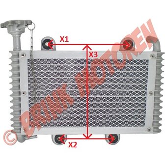 Quad ATV Bashan radiateur